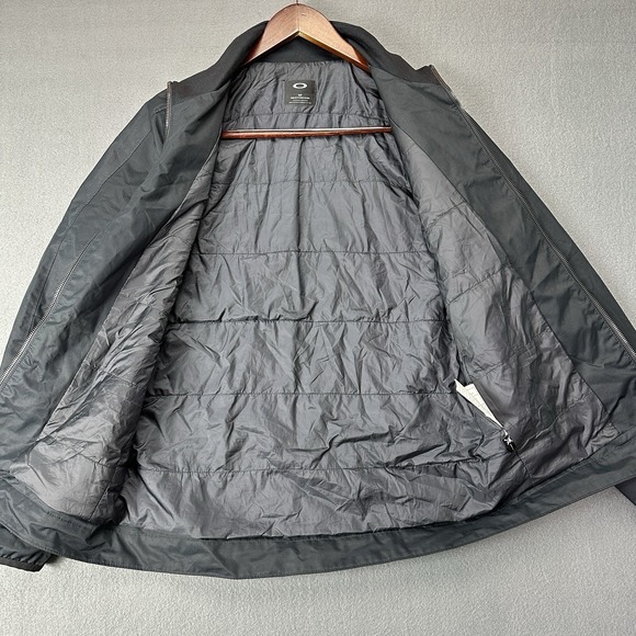 Oakley Men's City Performance Bomber Jacket Small Blue Full Zip Outdoor Casual - Picture 10 of 11